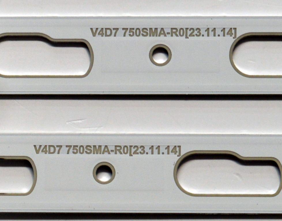 KIT DE LEDS ORIGINAL PARA TV SAMSUNG 12 PIEZAS / NUMERO DE PARTE BN96-58296A / BN96-58295A / BN96-58294A / V4D7 750SMC-R0 / V4D7 750SMB-R0 / V4D7 750SMA-R0 / GS-ALZ / 58296A / 58295A / 58294A / MODELO UN75DU7200DXZA UB01 / UN75DU7200BXZA BC02 - Imagen 7