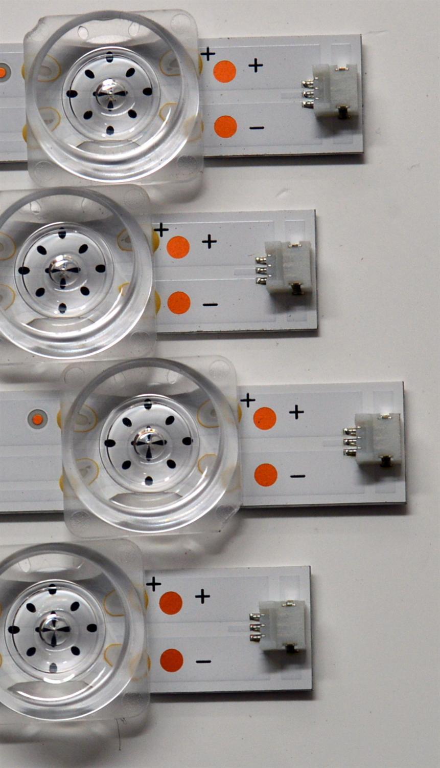 KIT DE LEDS ORIGINAL PARA TV SCEPTRE 4 PIEZAS / NUMERO DE PARTE F55JL7SMC3030041008J / CRH-F55JL7SMC3030041008J-REV1.3 / BOE 70401-01427 / SSC SVB550FD1 / 234734 / 162L0832D2105170011D00 / PANEL BOEA550WU1 / DISPLAY LC546PU4L 01 / MODELO U557CV-UMRB - Imagen 2