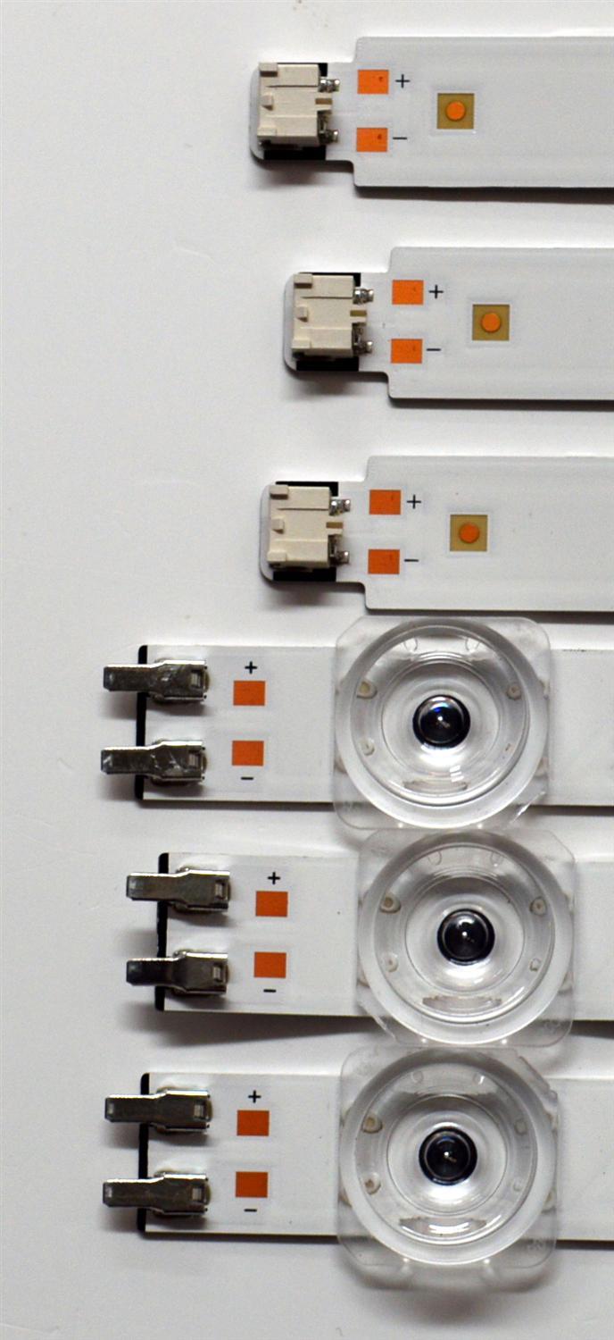KIT DE LEDS ORIGINAL PARA TV SAMSUNG 6 PIEZAS / NUMERO DE PARTE BN96-58288A / BN96-58290A / LM41-01149A / LM41-01150A / L1_DU7K_F0_CFM_L8(1) / L1_DU7K_F0_CFM_R9(1) / R1.1_XAK_100_7PI / PANEL CY-BD060HGSV1H / DISPLAY JE601R3HD3K /MODELO UN60DU6900FXZA UA01 - Imagen 2