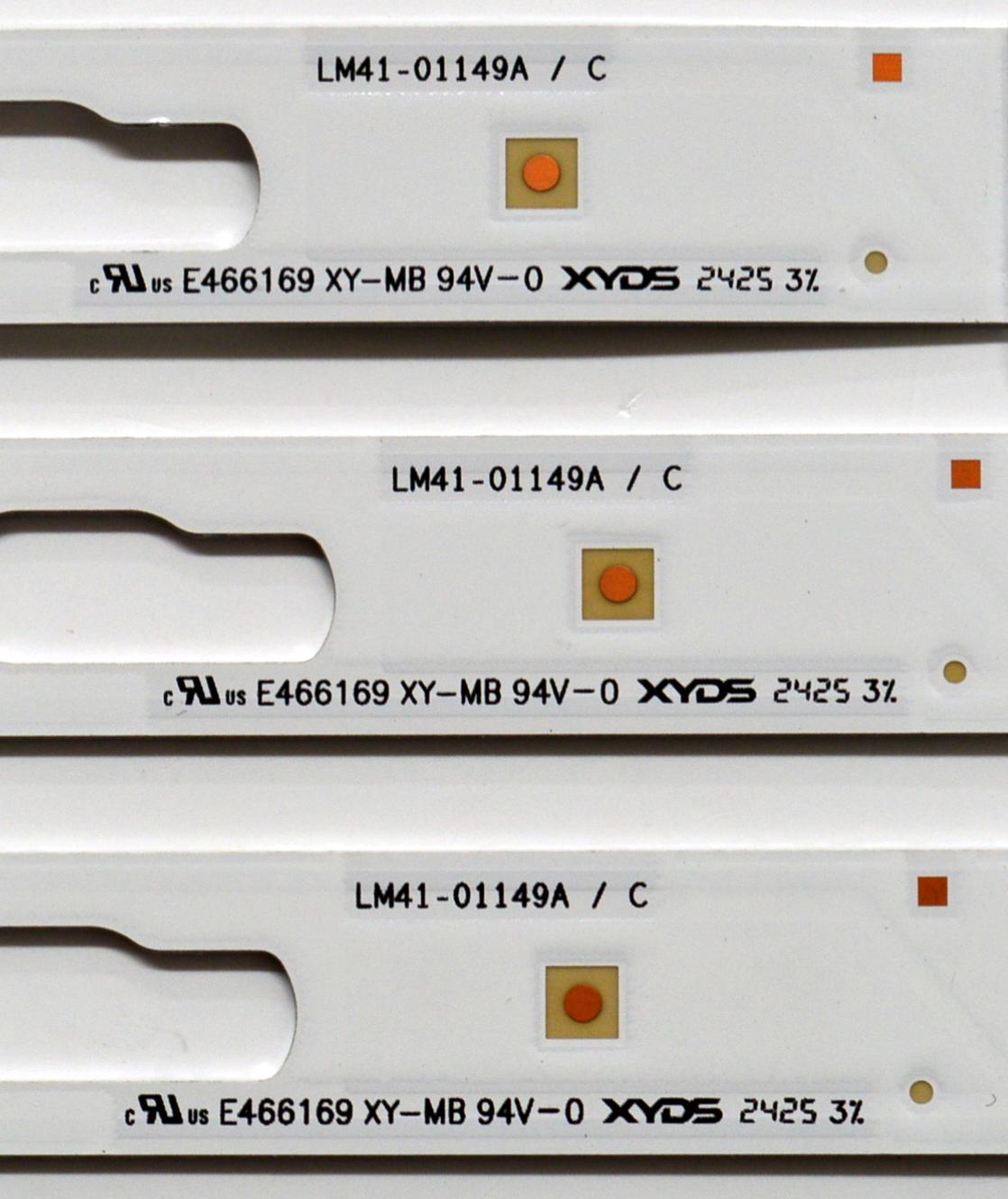 KIT DE LEDS ORIGINAL PARA TV SAMSUNG 6 PIEZAS / NUMERO DE PARTE BN96-58288A / BN96-58290A / LM41-01149A / LM41-01150A / L1_DU7K_F0_CFM_L8(1) / L1_DU7K_F0_CFM_R9(1) / R1.1_XAK_100_7PI / PANEL CY-BD060HGSV1H / DISPLAY JE601R3HD3K /MODELO UN60DU6900FXZA UA01 - Imagen 8