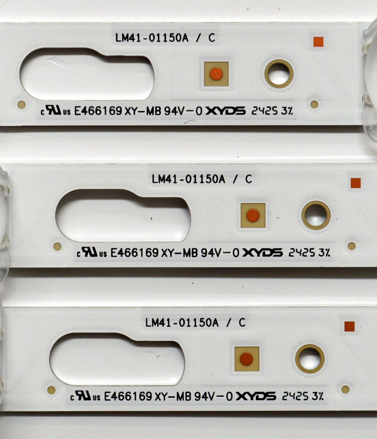 KIT DE LEDS ORIGINAL PARA TV SAMSUNG 6 PIEZAS / NUMERO DE PARTE BN96-58288A / BN96-58290A / LM41-01149A / LM41-01150A / L1_DU7K_F0_CFM_L8(1) / L1_DU7K_F0_CFM_R9(1) / R1.1_XAK_100_7PI / PANEL CY-BD060HGSV1H / DISPLAY JE601R3HD3K /MODELO UN60DU6900FXZA UA01 - Imagen 9