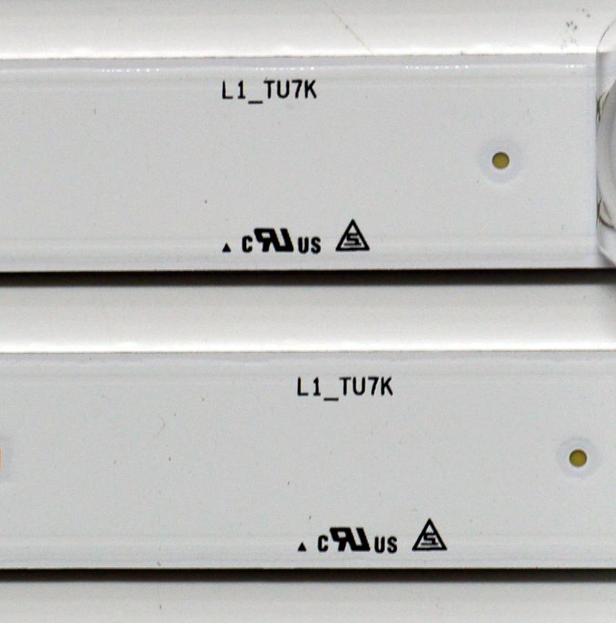 KIT DE LEDS ORIGINAL PARA TV SAMSUNG 8 PIEZAS / NUMERO DE PARTE  BN96-50458A / BN96-50459A / LM41-00874A / 910A / LM41-00873A / 909A / L1_TU7K / E8_CFM_R5(1) / 50458A / 50459A / PANEL CY-BT058HGCV6H / DISPLAY PT580GT03-1 VER.1.0 / MODELO UN58TU690TFXZA - Imagen 9