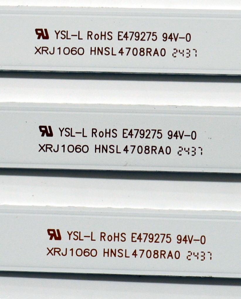 KIT DE LEDS ORIGINAL PARA TV JVC / 12 PIEZAS / NUMERO DE PARTE 4708-K75DJ1-A1113N01 / K750WDJ1 A1 / XRJ1060 / HNSL4708RA0 / 111206-75J11084 / K750WDJ1 / 249464 / JF-240918-3195E532 / PANEL K750WDJ1 / DISPLAY HV750QUB-F91 / MODELO SI75URF / ONR75J1U-MX - Imagen 3