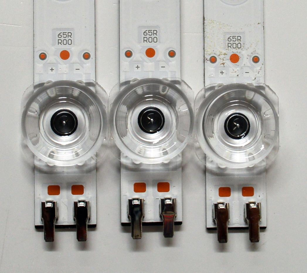 KIT DE LEDS ORIGINAL PARA TV SAMSUNG 6 PIEZAS / NUMERO DE PARTE BN96-58291A / BN96-58289A / 65RR00 / 65LR00 / 58291A / 58289A / PANEL CY-BD065HGSV2H / DISPLAY JR645R3HD1K / MODELO UN65DU7200BXZA / UN65DU7200BXZA UB01 - Imagen 3