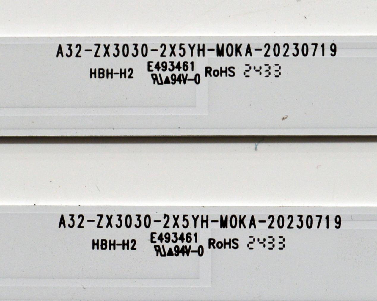 KIT DE LEDS ORIGINAL PARA TV PHILIPS 2 PIEZAS / NUMERO DE PARTE A32-ZX3030-2X5YH-M0KA / A32-ZX3030-2X5YH-M0KA-20230719 / 4L-ZX032T-YH007X / 240912-22LD3 / PANEL LVF320CSDX E1396 / DISPLAY ST3151B07-1 VER.2.1 / MODELO 32PFL6573/F7 - Imagen 2
