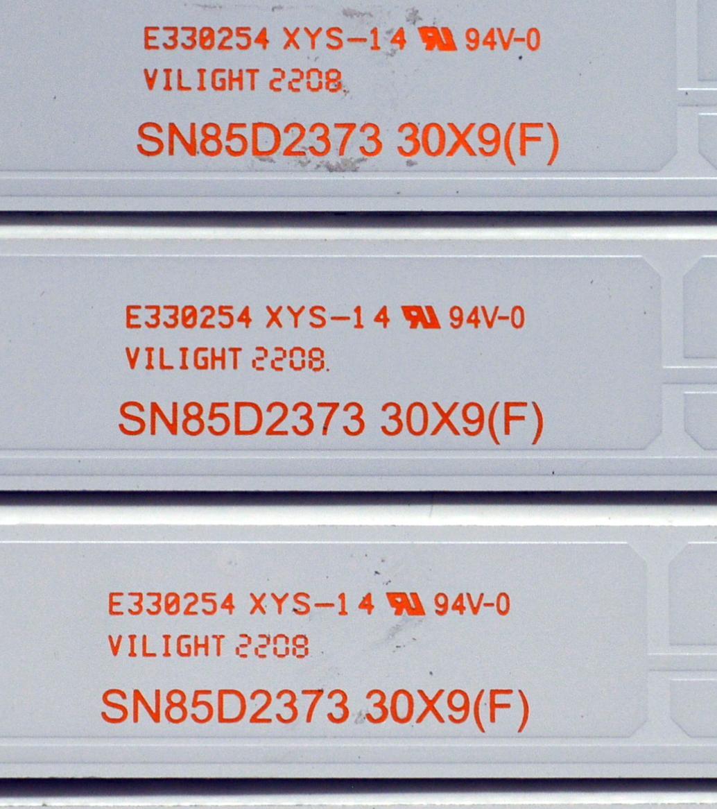 KIT DE LEDS ORIGINAL PARA TV SONY 20 PIEZAS / NUMERO DE PARTE SN85D2373 / SN85D2373 30X9(F) / PANEL YDCM085DCU11 / DISPLAY T850QVN03.K / MODELO XR-85X90CK / XR85X90CK - Imagen 2