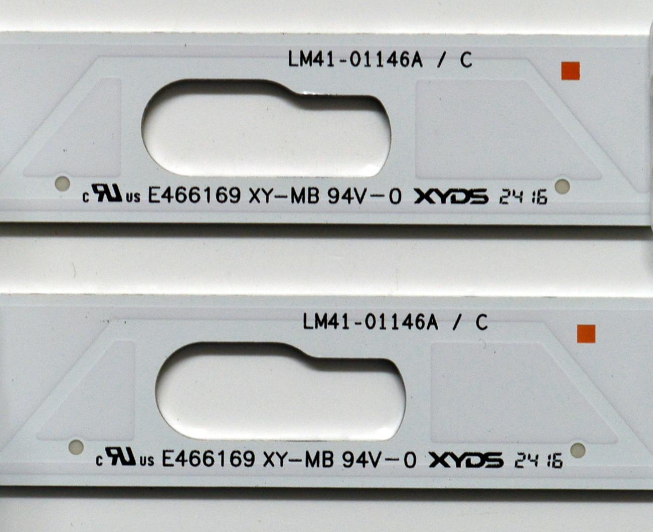KIT DE LEDS ORIGINAL PARA TV SAMSUNG 4 PIEZAS / NUMERO DE PARTE BN96-58284A / BN96-58285A / LM41-01145A / LM41-01146A / L1_DU7K_E0_CFM_L7(1) / L1_DU7K_E0_CFM_R9(1) / 58284A / 58285A / PANEL CY-BD050HGNV2H / DISPLAY V500DJ7-QE1 / MODELO UN50DU7200DXZA DC02 - Imagen 3
