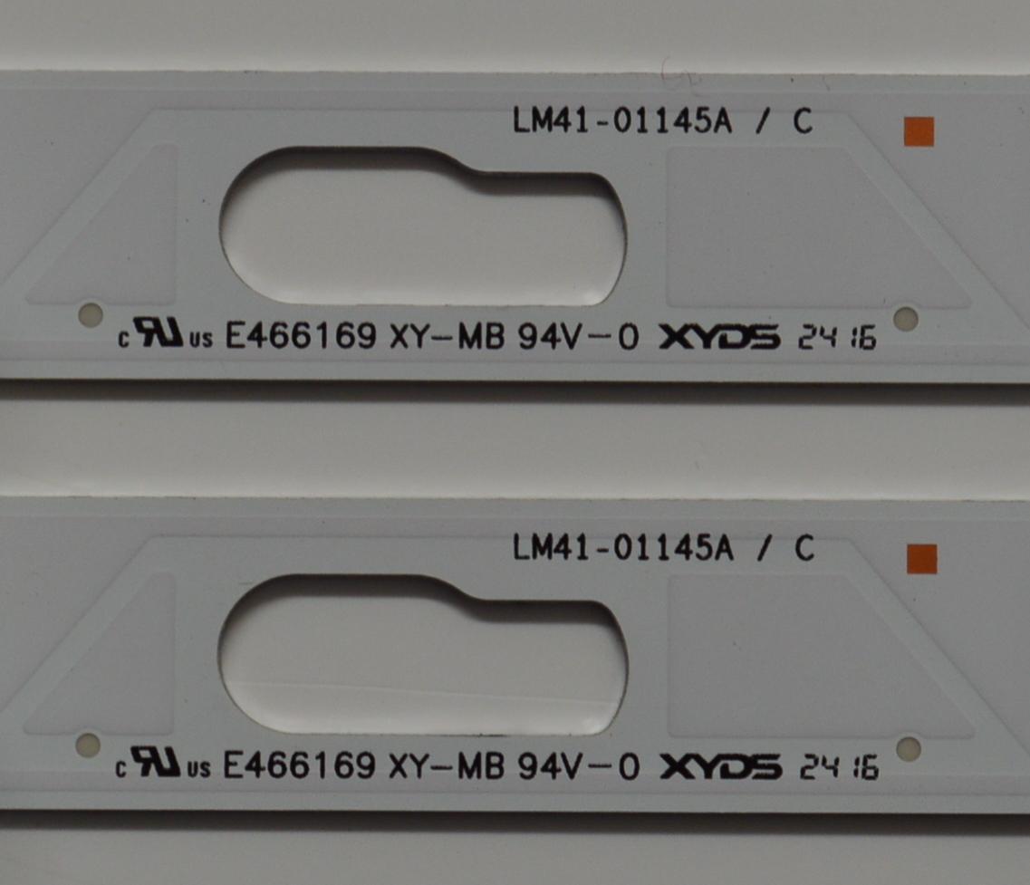 KIT DE LEDS ORIGINAL PARA TV SAMSUNG 4 PIEZAS / NUMERO DE PARTE BN96-58284A / BN96-58285A / LM41-01145A / LM41-01146A / L1_DU7K_E0_CFM_L7(1) / L1_DU7K_E0_CFM_R9(1) / 58284A / 58285A / PANEL CY-BD050HGNV2H / DISPLAY V500DJ7-QE1 / MODELO UN50DU7200DXZA DC02 - Imagen 8