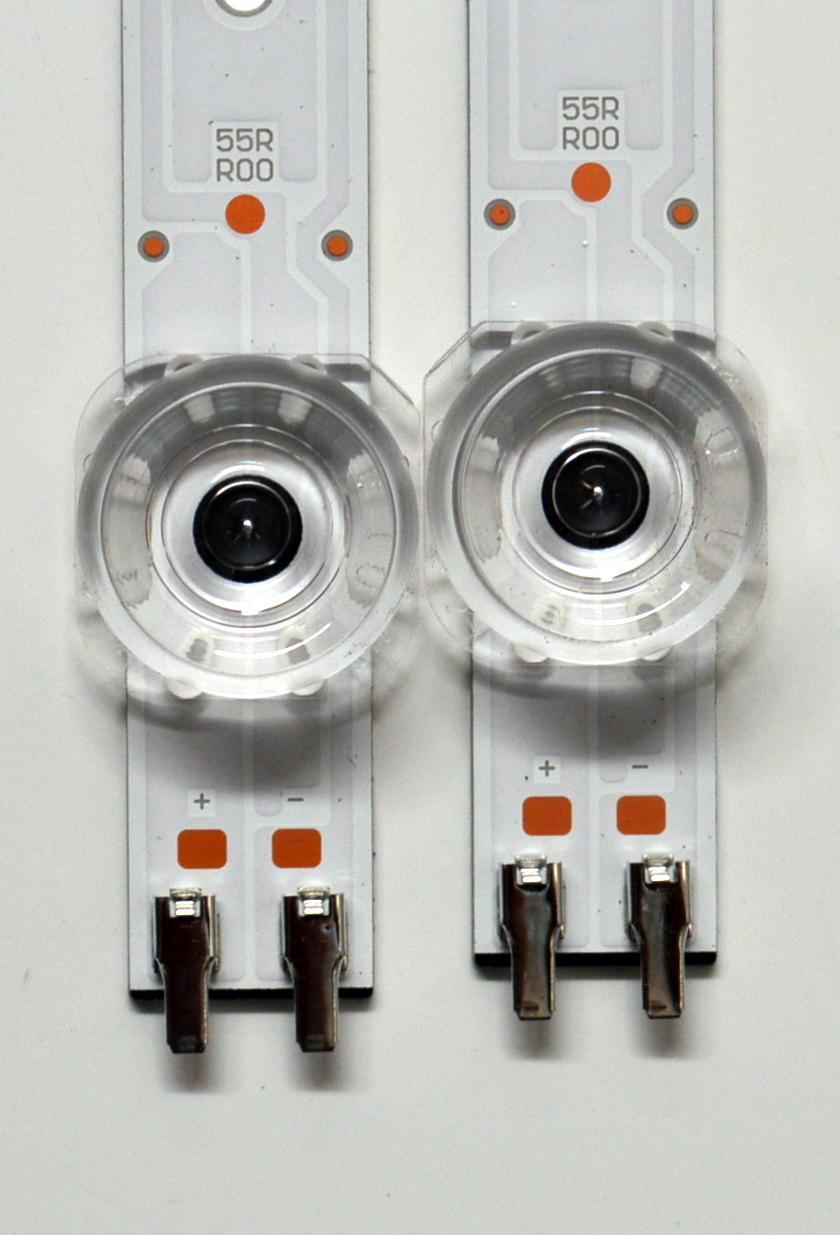 KIT DE LEDS ORIGINAL PARA TV SAMSUNG 4 PIEZAS / NUMERO DE PARTE BN96-58286A / BN96-58287A / 55RR00 / 55LR00 / 58286A / 58287A / PANEL CY-BD055HGXV2H / DISPLAY LC550EQC (SP)(A3) / MODELO UN55DU7200BXZA / UN55DU7200BXZA WB01 - Imagen 6
