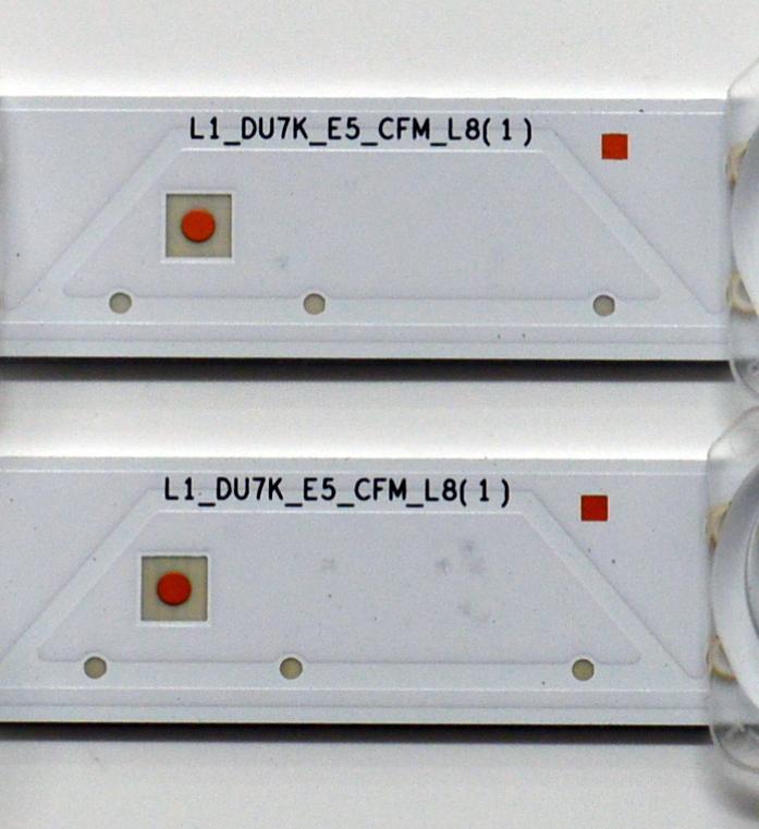 KIT DE LEDS ORIGINAL PARA TV SAMSUNG 4 PIEZAS / NUMERO DE PARTE BN96-58286A / BN96-58287A / LM41-01147A / LM41-01148A / L1_DU7K_E5_CFM_R10(1) / L1_DU7K_E5_CFM_L8(1) / PANEL CY-BD055HGXV2H / DISPLAY LC550EQC (SP)(A3) / MODELO UN55DU7200BXZA WB01 - Imagen 7
