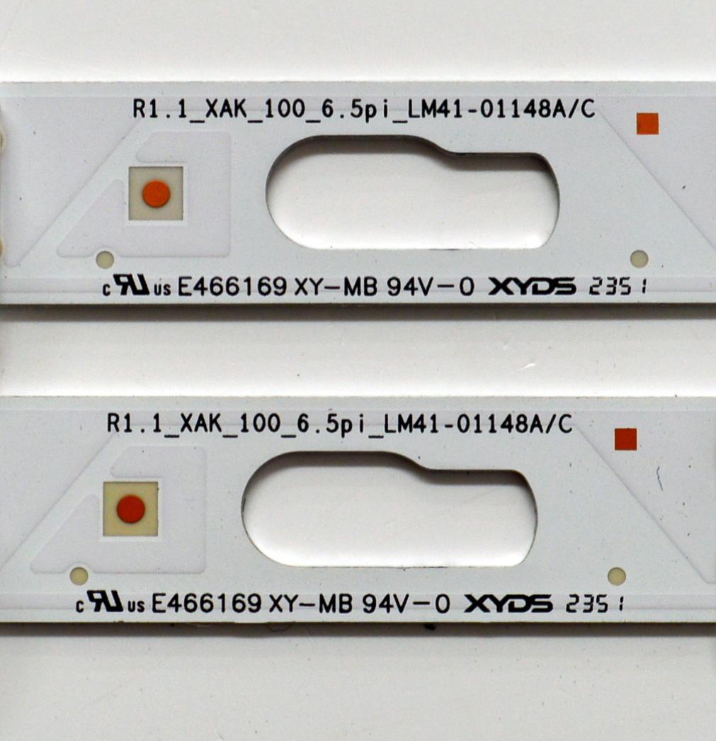 KIT DE LEDS ORIGINAL PARA TV SAMSUNG 4 PIEZAS / NUMERO DE PARTE BN96-58286A / BN96-58287A / LM41-01147A / LM41-01148A / L1_DU7K_E5_CFM_R10(1) / L1_DU7K_E5_CFM_L8(1) / PANEL CY-BD055HGXV2H / DISPLAY LC550EQC (SP)(A3) / MODELO UN55DU7200BXZA WB01 - Imagen 3