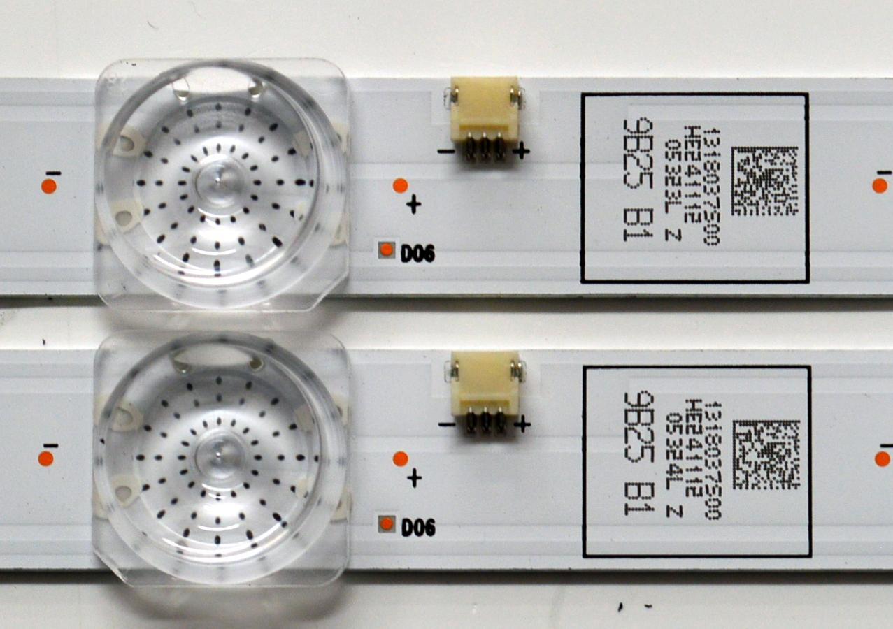 KIT DE LEDS ORIGINAL PARA TV HISENSE 2 PIEZAS / NUMERO DE PARTE LB500AF V0 / HD500H1U91-T0LE-2023110101 / 1318037500 / HE241112 / 9B25 B1 / PANEL HD500H1U91-T0LHK2\ROH / DISPLAY CV500U2-L01 REV:02 / MODELO 50QD65NF - Imagen 2