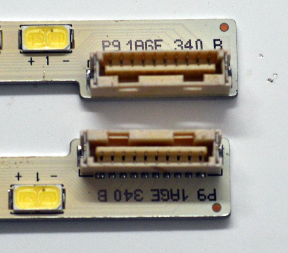 KIT DE LEDS ORIGINAL PARA TV LG 2 PIEZAS / NUMERO DE PARTE 55" V6 EDGE FHD / 55" V6 EDGE FHD REV1.0 1 L-TYPE / 55" V6 EDGE FHD REV1.0 1 R-TYPE / PANEL LC550EUF (SD)(A1) / MODELO 55LV355B-UA / 55LV355B-UA.AUSYLJR - Imagen 3