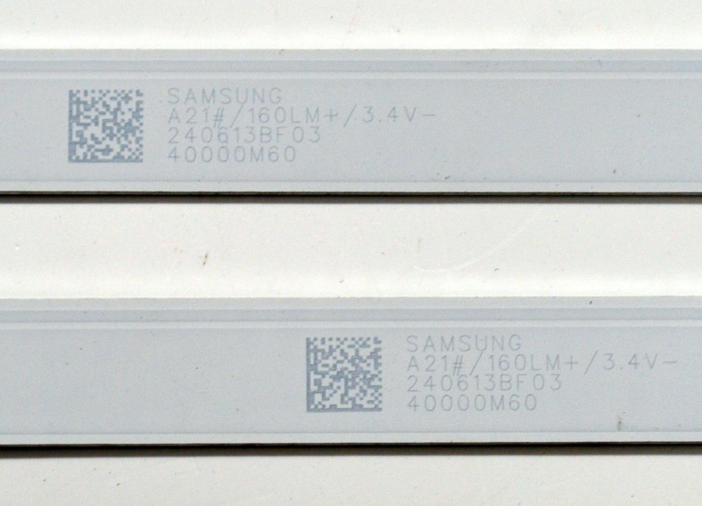KIT DE LEDS ORIGINAL PARA TV VIZIO 2 PIEZAS / NUMERO DE PARTE 30340008007D / LED40D08-ZC62AG-09D / B005P00106302A / 240613BF03 / 40000M60 / DISPLAY V400HJ9-PE1 REV.C4 / MODELO VFD40M-0810 / VFD40M-0810 LMC1T9JA - Imagen 2