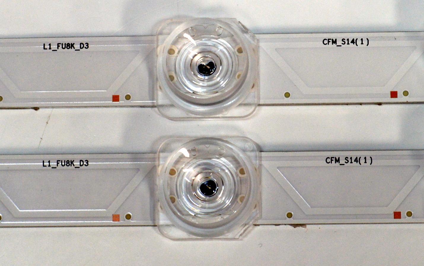 KIT DE LEDS ORIGINAL PARA TV SAMSUNG 2 PIEZAS / NUMERO DE PARTE BN96-60372A / LM41-01193A / LM41-01193A / C / L1_FU8K_D3 / CFM_S14(1) / 60372A / PANEL CY-BF043HGNV3H / DISPLAY V430DJ1-Q01 4E7 / BN96-59942A / MODELO UN43U8000FBXZA / UN43U8000FBXZA DB01 - Imagen 3