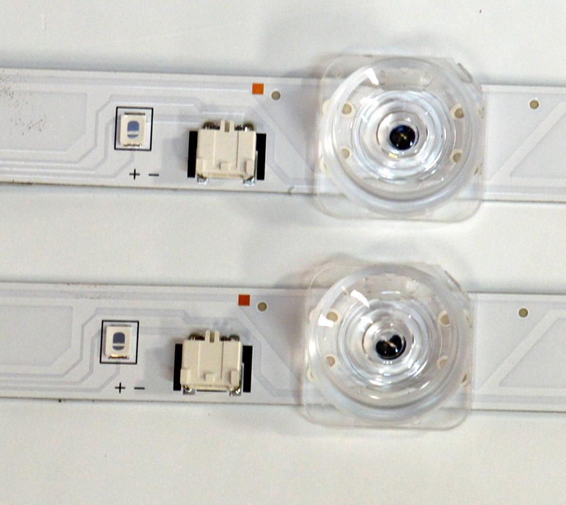 KIT DE LEDS ORIGINAL PARA TV SAMSUNG 2 PIEZAS / NUMERO DE PARTE BN96-60374A /LM41-01195A / C / L1_FU8K_E5 / CFM_S18(1) / R1.0_YB6_100_6PI / 60374A / PANEL CY-BF055HGXV8H / DISPLAY LC550EQC (SS)(A4) / MODELO UN55U8000FBXZA / UN55U8000FBXZA WD04 - Imagen 3