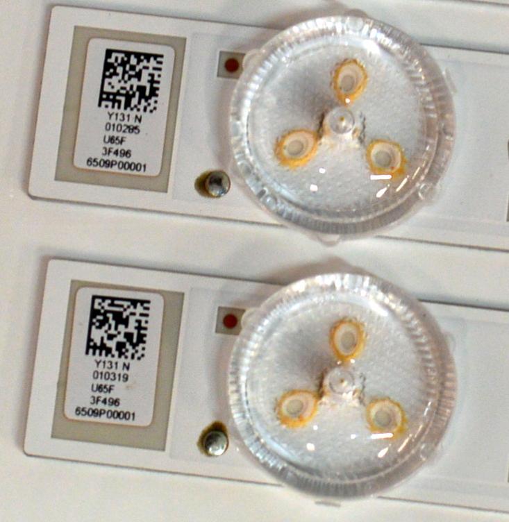 KIT DE LEDS ORIGINAL PARA TV SONY 12 PIEZAS / NUMERO DE PARTE LB6509P / LB6509P V0_02 / 8881A / 6509P00001 / 3F496 / Y131N / PANEL YLEM065CCU11 / DISPLAY T650QVN07.K / MODELO K-65S30C / K65S30C - Imagen 4