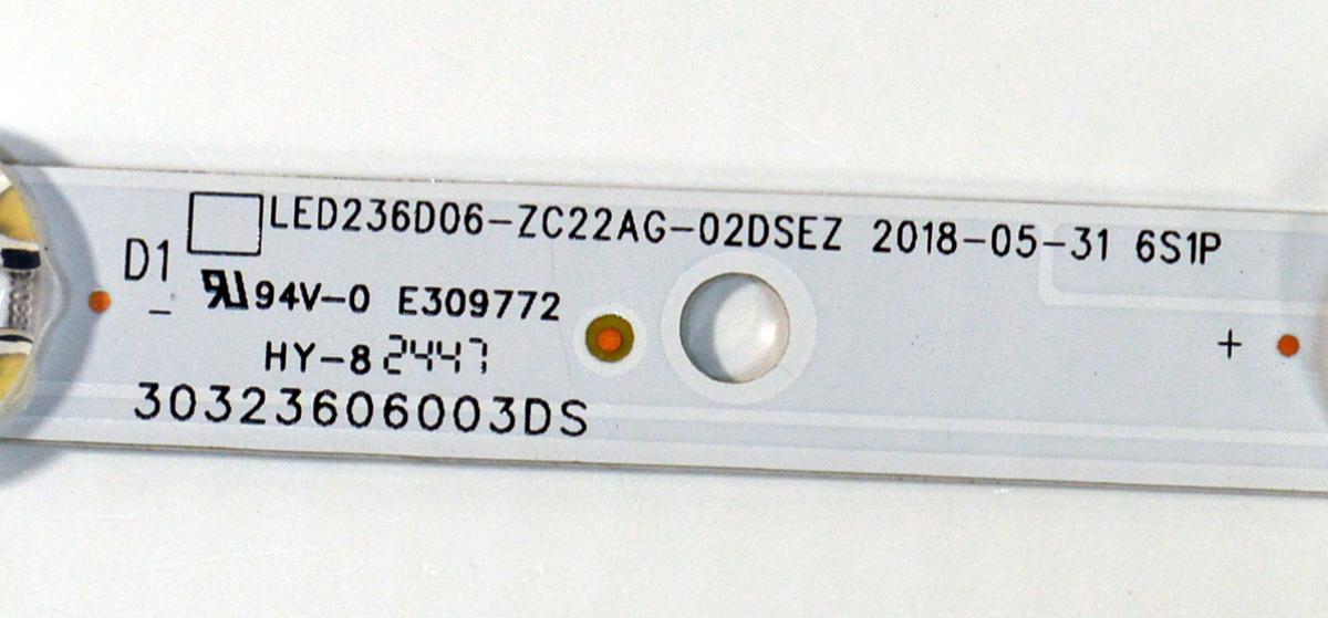 LED ORIGINAL PARA TV ONN 1 PIEZA / NUMERO DE PARTE 30323606003DS / LED236D06-ZC22AG-02DSEZ / 241202AF01 / 23600M26  /DISPLAY PT236AT05-1 VER.1.0 / MODELO 100012590 24" / VHD24M-0810 - Imagen 3
