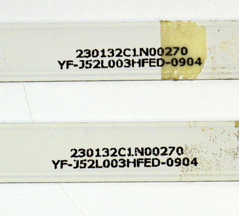KIT DE LEDS ORIGINAL PARA TV SANYO 2 PIEZAS / NUMERO DE PARTE 6501L618000030 / 06-32C2X6-618-M08W14 / 230132C1N00270 / YF-J52L003HFED-0904 / MODELO 32" - Imagen 2