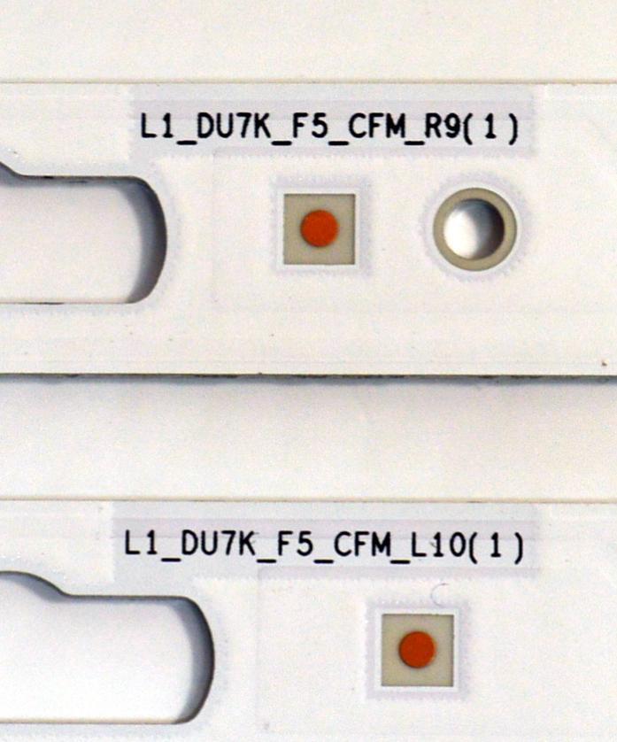 KIT DE LEDS ORIGINAL PARA TV SAMSUNG 6 PIEZAS / NUMERO DE PARTE BN96-58291A / BN96-58289A / LM41-01151A / LM41-01152A / L1_DU7K_F5_CFM_R9(1) / L1_DU7K_F5_CFM_L10(1) / 58291A / 58289A / PANEL CY-BD065HGSV5H / DISPLAY JR645R3HD1K / MODELOUN65DU7200BXZA UG06 - Imagen 4