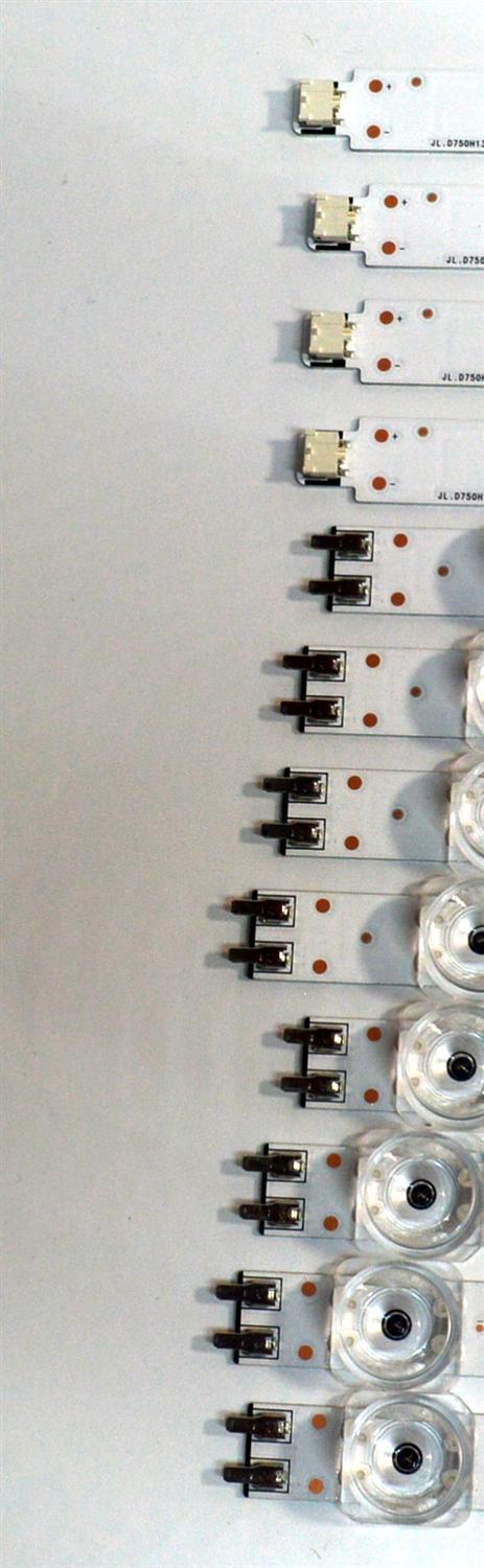 KIT DE LEDS ORIGINAL PARA TV SAMSUNG 12 PIEZAS / NUMERO DE PARTE BN96-58296A / BN96-58295A / BN96-58294A / JL.D750H1330-408AR-M_V09 7.0 / JL.D750H1330-408AL-M_V09 7.0 / PANEL CY-BD075HGHV2H / DISPLAY ST7461D03-4 V2.1 / MODELO UN75DU7200BXZA CB05 - Imagen 3