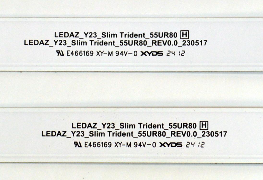KIT DE LEDS ORIGINAL PARA TV LG 7 PIEZAS / NUMERO DE PARTE EAV65082901 / LEDAZ_Y23_SLIM TRIDENT_55UR80 H / LEDAZ_Y23_SLIM TRIDENT_55UR80_REV0.0230517 / UR80 CS0T / PANEL NC550TQG-VCKHA / DISPLAY ST5461D13-7 VER.2.1 / MODELO 55UT7550AUA.BUSCLKR - Imagen 3