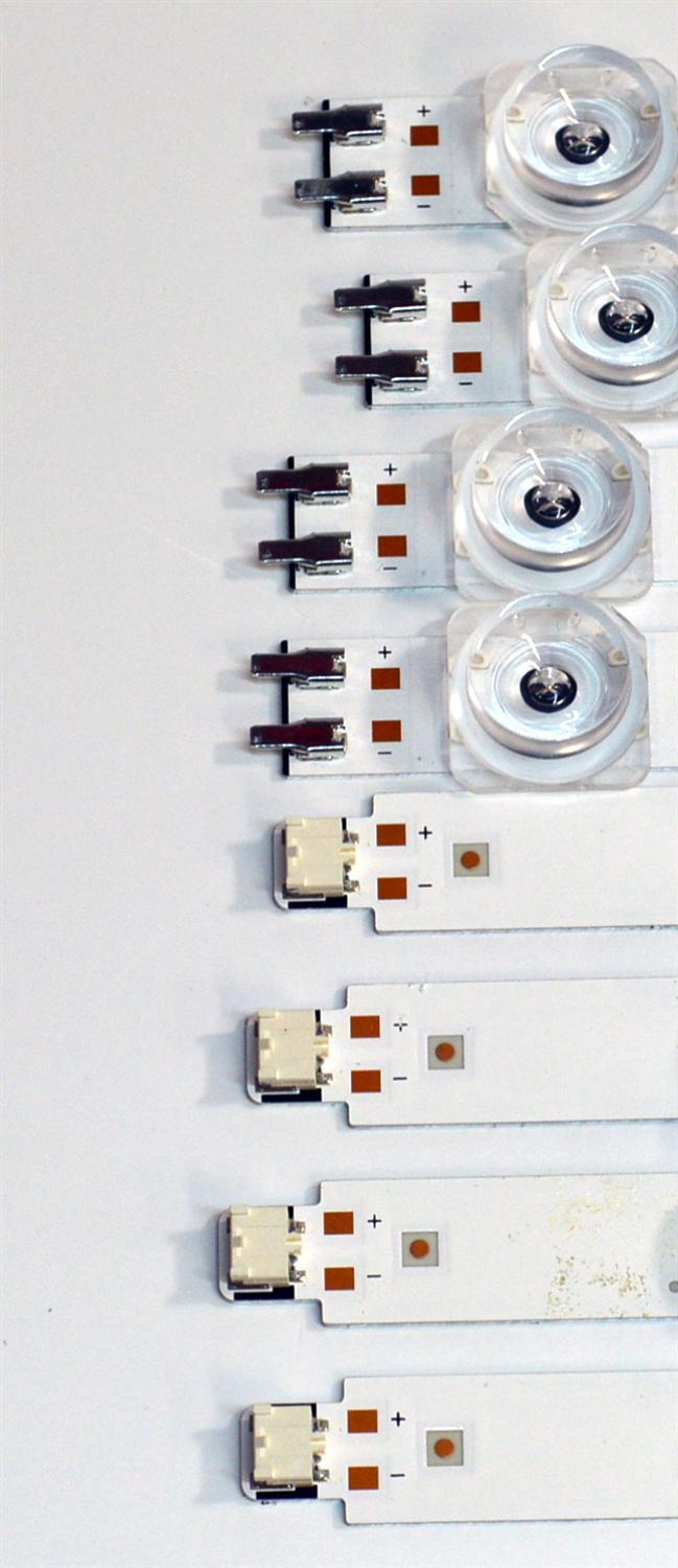 KIT DE LEDS ORIGINAL PARA TV SAMSUNG 8 PIEZAS / NUMERO DE PARTE BN96-58292A / BN96-58293A / LM41-01154A / LM41-01153A / L1_DU7K_G0_CFM_R9 (1) / L1_DU7K_G0_CFM_L7 (1) / R1.2_XBM_100_7.5Pi / PANEL CY-BD070HGSV2H / MODELO UN70U8000FBXZA GB02 - Imagen 7