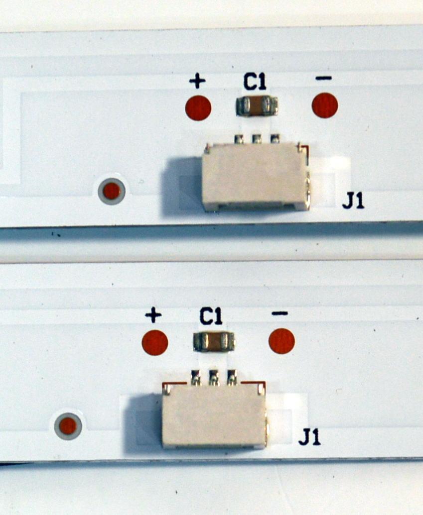 KIT DE LEDS ORIGINAL PARA TV TCL 2 PIEZAS / NUMERO DE PARTE 58S11-ZX3030-2X17YH / 58S11-ZX3030-2X17YH-20221118W / B0101-000980 / 230609-31NL5 / PANEL LVU580NDEL / DISPLAY CV580U3-L02 REV:01 / MODELO 58S470G - Imagen 2