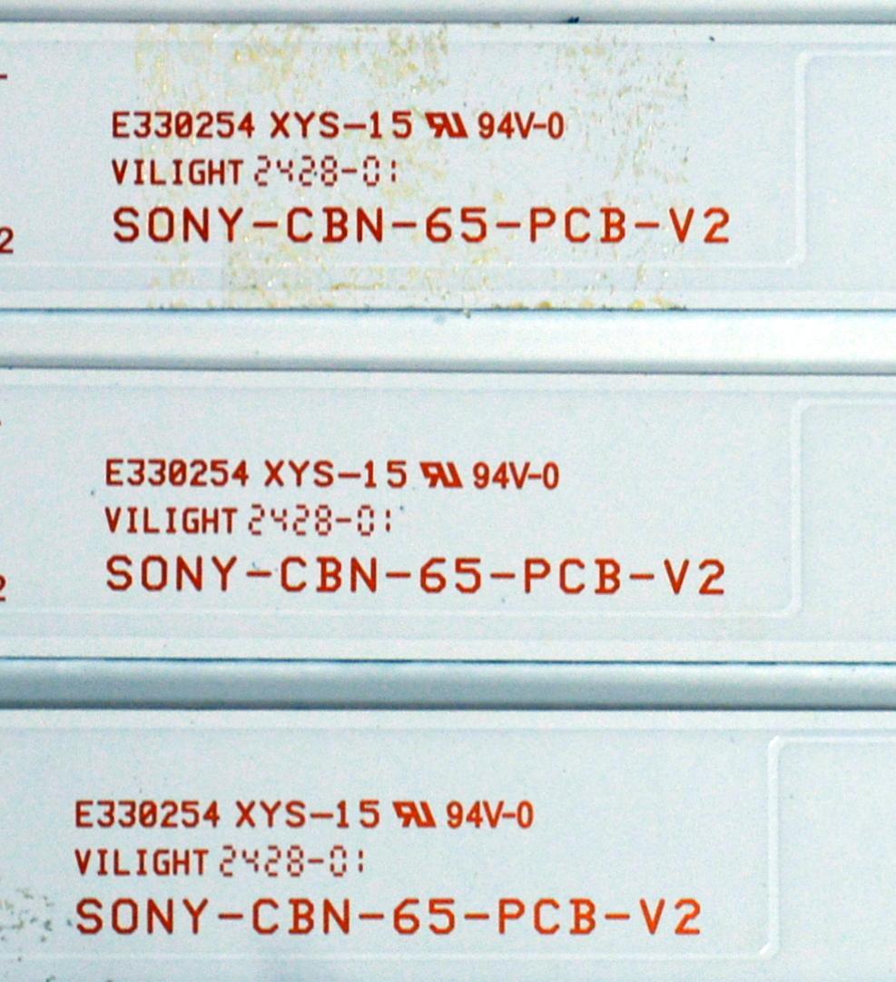 KIT DE LEDS ORIGINAL PARA TV SONY 20 PIEZAS / NUMERO DE PARTE SONY-CBN-65-PCB-V2 / J2534FC / YC65F / PANEL YDDM065DGS11 / DISPLAY ST6451D07-6 V2.2 / MODELO XR-65X90CL / XR65X90CL - Imagen 3