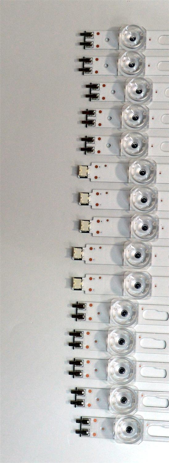 KIT DE LEDS ORIGINAL PARA TV SAMSUNG 15 PIEZAS / NUMERO DE PARTE  BN96-60397A / BN96-60396A / BN96-60395A / JL.D850J1330-408AL-M_V09 7.0 / JL.D850J1330-408AR-M_V09 7.0 / PANEL CY-TF085HGAV1H / DISPLAY T850QVN04.2 / MODELO UN85U8000FBXZA AB01 - Imagen 2