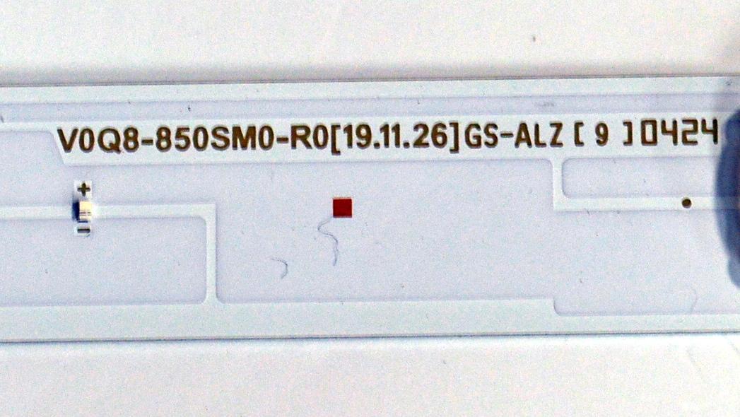 KIT DE LEDS ORIGINAL PARA TV SAMSUNG 48 PIEZAS / NUMERO DE PARTE BN96-58262A / V0Q8-850SM0-R0 / 58262A / PANEL CY-TD085FKAV2H  / DISPLAY T850QVN04.4 / BN96-58274A / MODELO QN85Q80DDFXZA - Imagen 2
