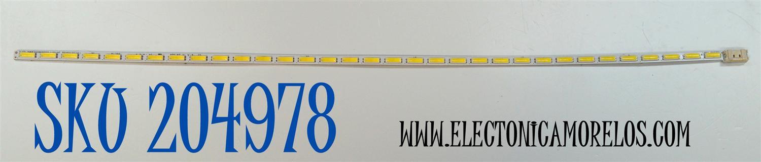 LED ORIGINAL PARA TV/MONITOR SAMSUNG 1 PIEZA / NUMERO DE PARTE LM41-00022V / SLED SMME230BMM002 L33 HF REV01(0114) / PANEL LTM230HT10 / MODELO LS23C350 / LED23C310A