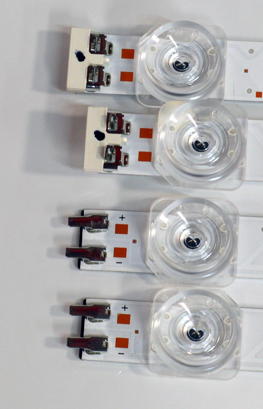 KIT DE LEDS ORIGINAL PARA TV SAMSUNG 4 PIEZAS / NUMERO DE PARTE BN96-60377A / BN96-60376A / LM41-01198A / LM41-01199A / L1_FU8K_F5 / CFM_R14(1) /R1.0_YBD_100_6Pi / L1_FU8K / L13(1)_R1.0 / 60377A / 60376A / PANEL CY-BF065HGSV7H / MODELO UN65U8000FDXZA - Imagen 2