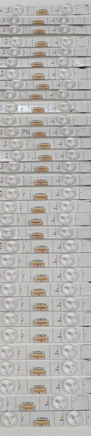 KIT DE LEDS ORIGINAL PARA TV HISENSE 32 PIEZAS / NUMERO DE PARTE HXLB22059 / HD100H7U61 / 202320501 / LL-HXLB22059 / 1319589 / 6DT4 / 250119LU / PANEL HD100H7U62-L8 / DISPLAY PTA00GT01-3 VER.1.0 / MODELO 100U70N - Imagen 3