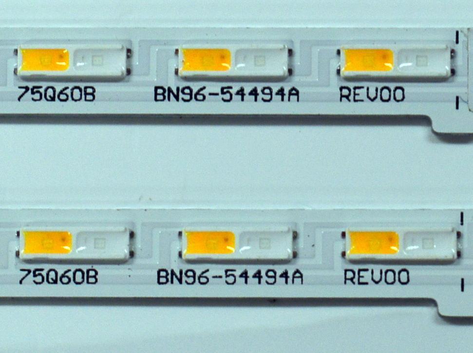 KIT DE LEDS ORIGINAL PARA TV SAMSUNG 4 PIEZAS / NUMERO DE PARTE BN96-54494A / ES75SBQFPBGA42 / 75Q60B / PANEL CY-QC075HGHV1H / DISPLAY ST7461D03-1 VER.2.1 / MODELO QN75Q60CAFXZA / QN75Q60CAFXZA CA05 - Imagen 3