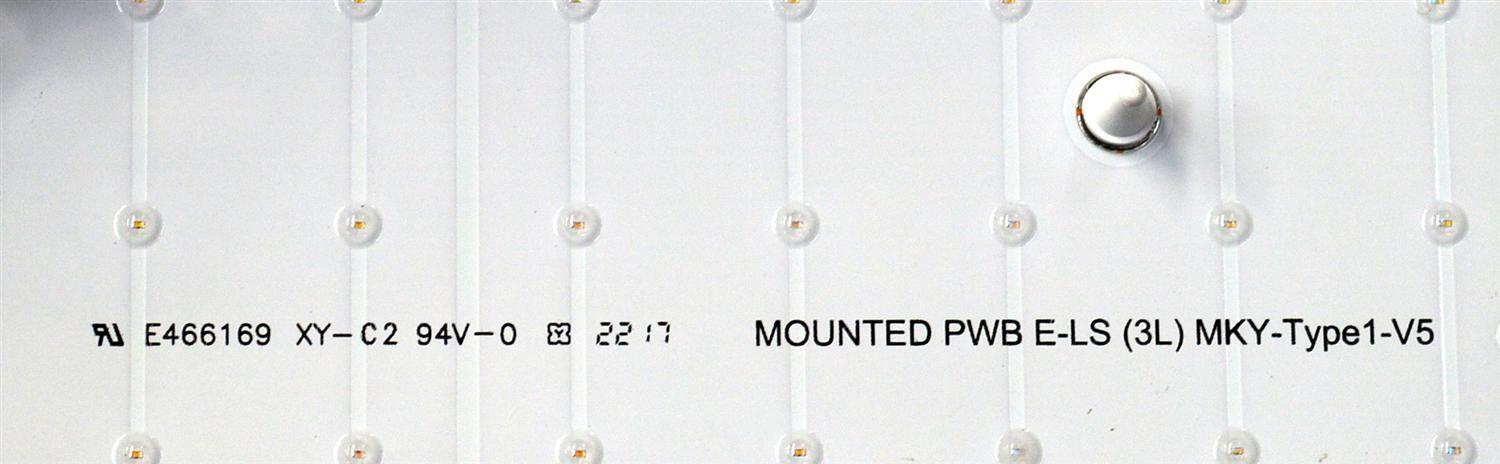 KIT DE LEDS ORIGINAL PARA TV SONY 12 PIEZAS / NUMERO DE PARTE MOUNTED PWB E-LS / MOUNTED PWB E-LS (3L) / MKY-TYPE1-V5 / PANEL YDCS075MES02 / DISPLAY ST7461D02-K VER.2.1 / MODELO XR-75X93L / XR75X93L - Imagen 2