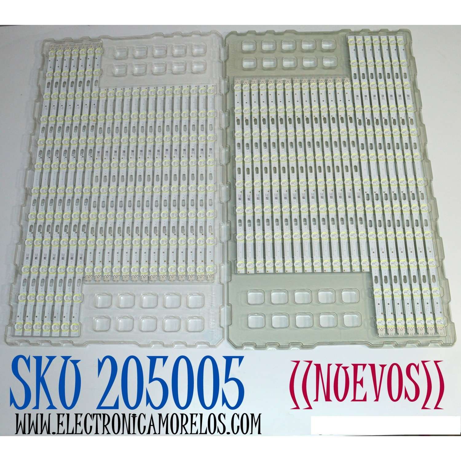 KIT DE LEDS ORIGINAL NUEVOS PARA TV SAMSUNG 42 PIEZAS / NUMERO DE PARTE BN96-48129A / BN96-48130A / LM41-00706A / LM41-00761A / L1_Q80_G5_FAM_LR4(2)_R1.0_SCH_100 / 48129A / 48130A / PANEL CY-TR075FLLV2H / MODELO QN75Q80RAFXZA
