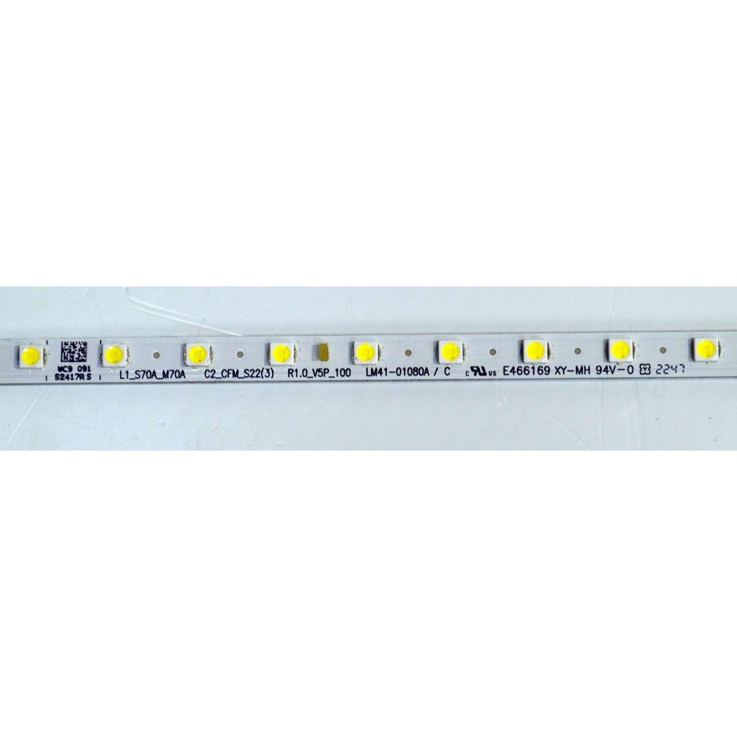 LED ORIGINAL NUEVO PARA MONITOR SAMSUNG 1 PIEZA / NUMERO DE PARTE BN96-52417A / LM41-01080A / C / L1_S70A_M70A C2_CFM_S22(3) R1.0_V5P_100 / 52417A / PANEL CY-MA315HGCV2H / DISPLAY SN315GT01-1 VER.1.0 / MODELO LS32AM702 / LS32AM500 - Imagen 3
