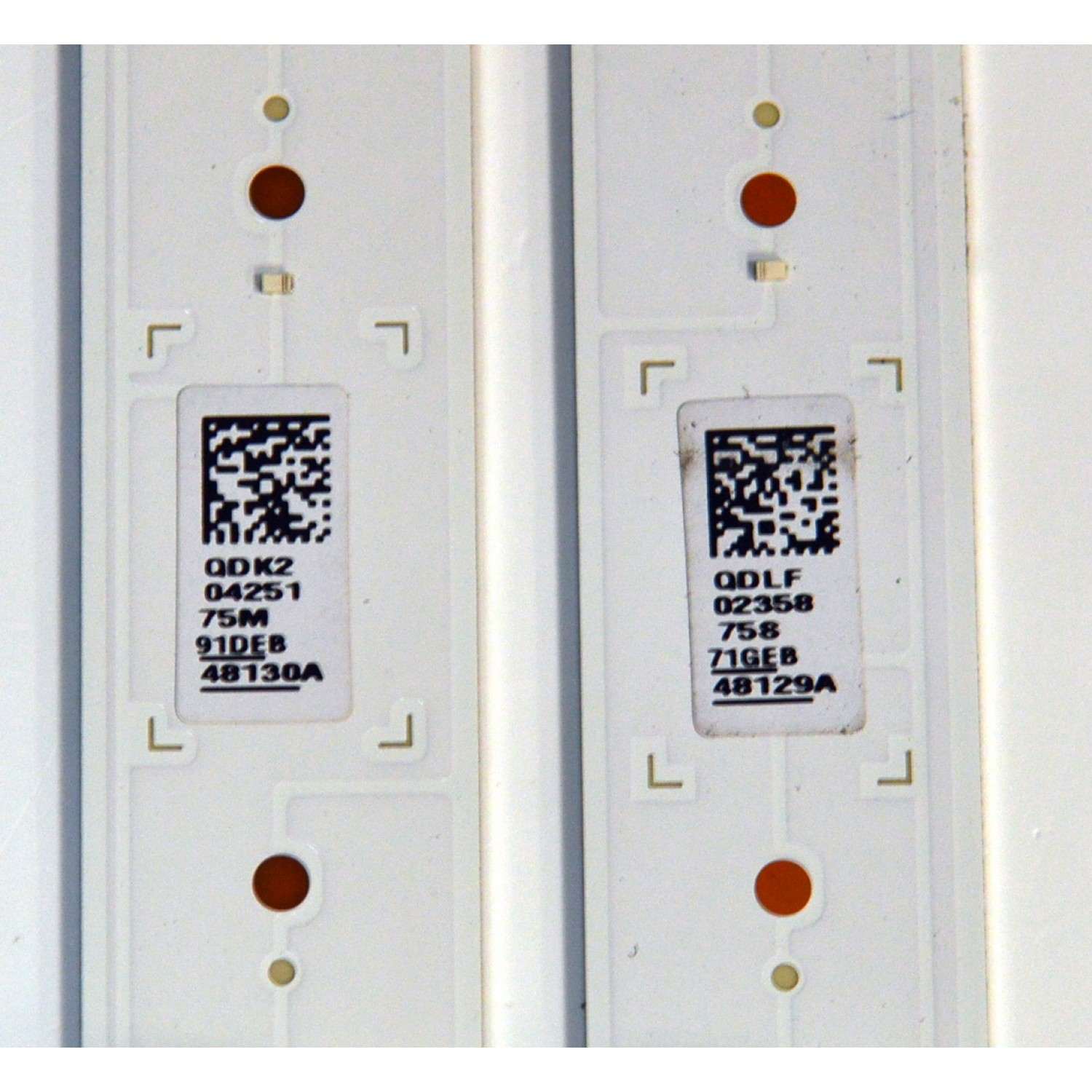 KIT DE LEDS ORIGINAL NUEVOS PARA TV SAMSUNG 42 PIEZAS / NUMERO DE PARTE  BN96-48129A / BN96-48130A / Q80-75LR-8EA-R00 / Q80-75M-12EA-R00 / Q80M / Q80LR / 48129A / 48130A / PANEL CY-TR075FLAV2H / CY-TR075FLLV2H / MODELO QN75Q80RAFXZA - Imagen 2