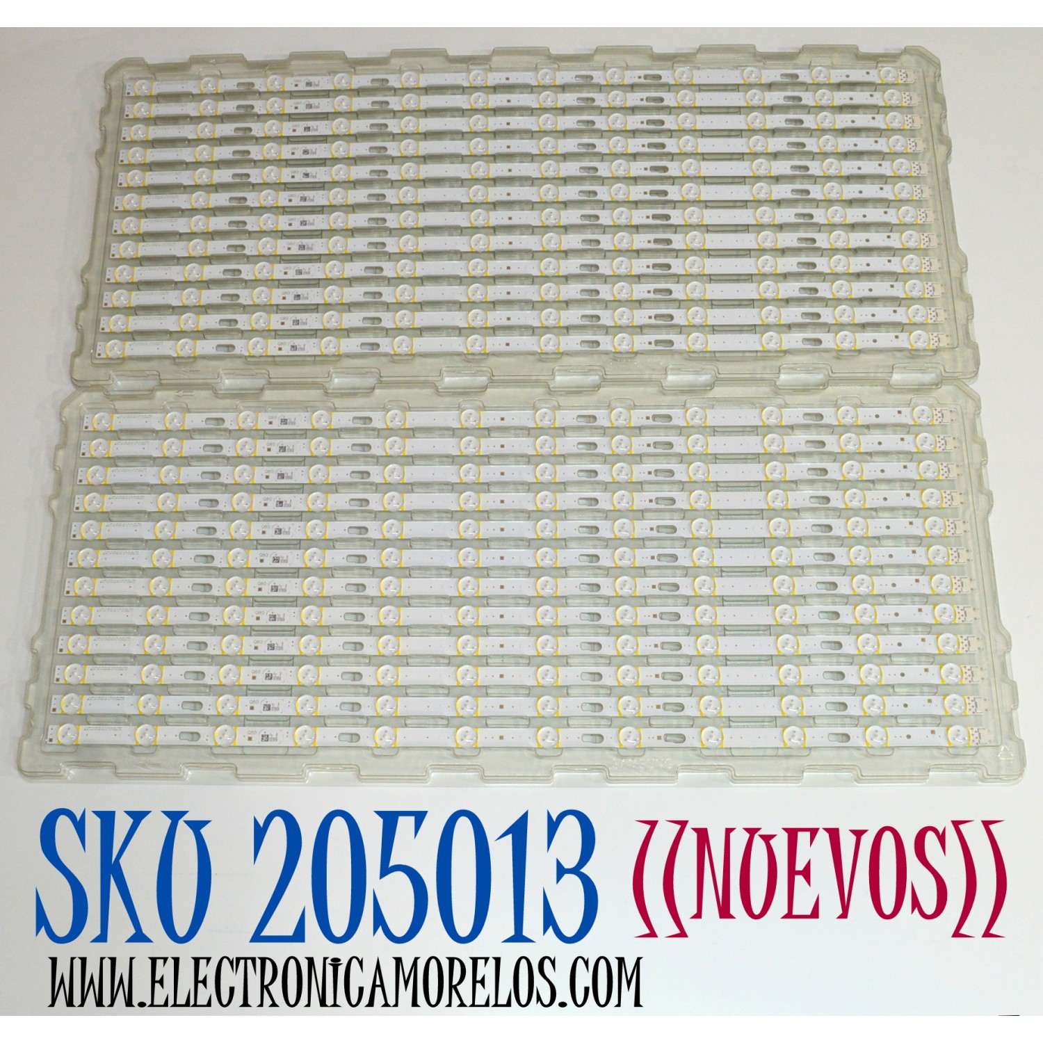 KIT DE LEDS ORIGINAL NUEVOS PARA TV SAMSUNG 24 PIEZAS / NUMERO DE PARTE BN96-50375A / LM41-00962A / L1_Q80T_F5_FAM_S3(4)_R1.0_TAB_100_LM41-00962A / 50375A / PANEL CY-TT065FMLV4H / MODELO QN65Q80TAFXZA / QN65Q8DTAFXZA