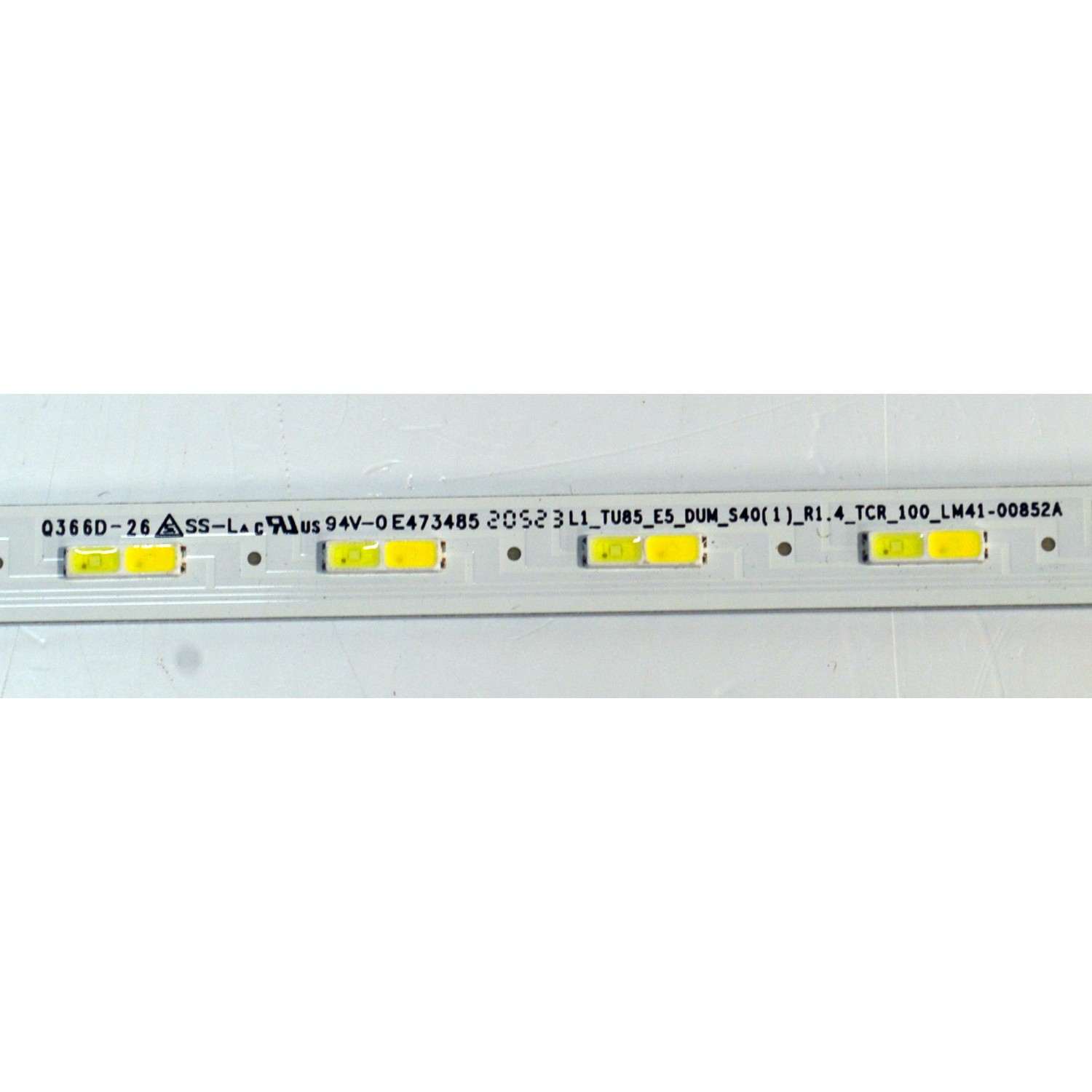 KIT DE LEDS ORIGINAL NUEVOS PARA TV SAMSUNG 2 PIEZAS / NUMERO DE PARTE BN96-50379A / LM41-00852A / L1_TU85_E5_DUM_S40(1)_R1.4_TCR_100_LM41-00852A / 50379A / PANEL CY-NT055HGAV1H / MODELO UN55TU850DFXZA - Imagen 3