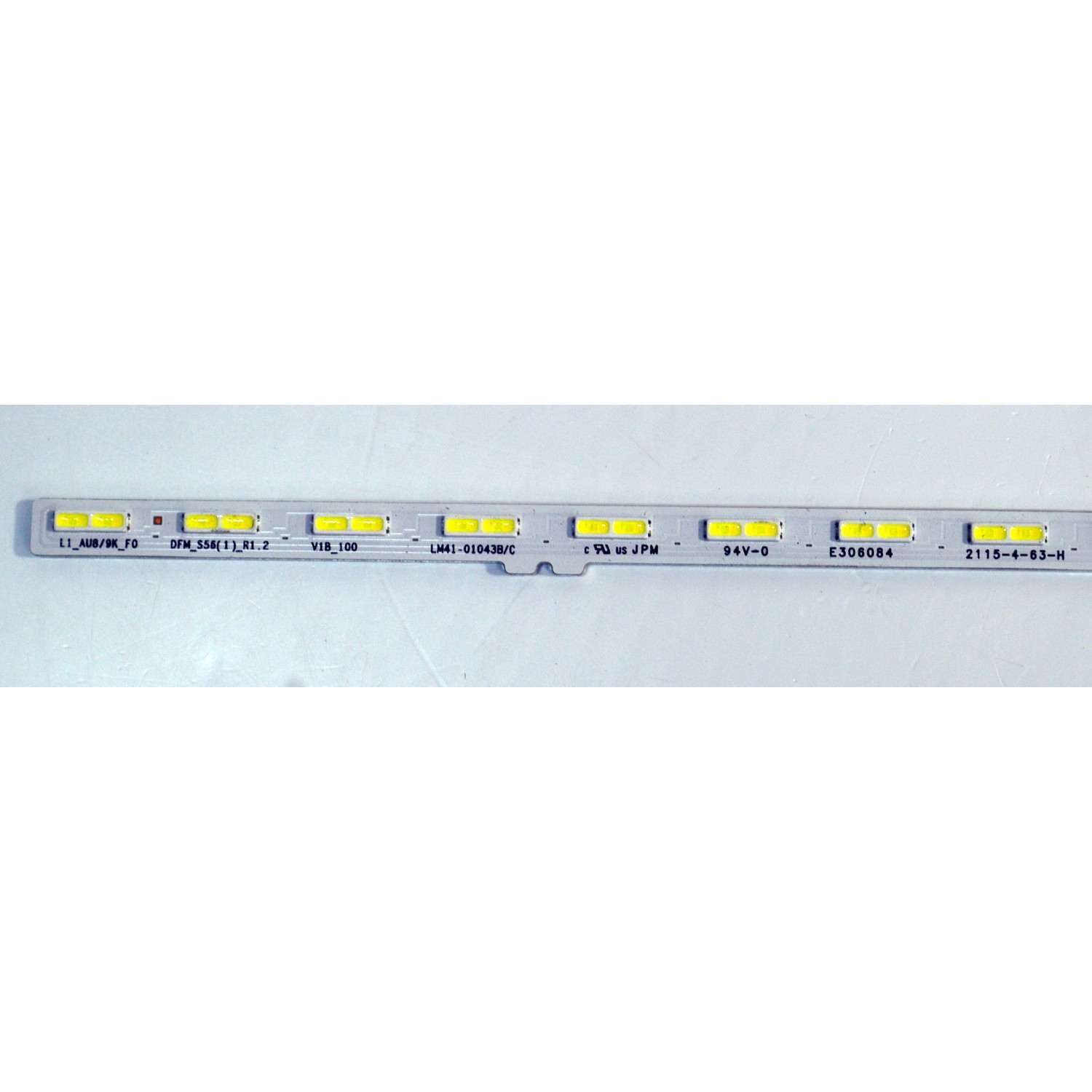 KIT DE LEDS ORIGINAL NUEVOS PARA TV SAMSUNG 2 PIEZAS / NUMERO DE PARTE BN96-52596A / LM41-01043B/C / L1_AU8/9K_F0 DFM_S56(1)_R1.2 V18_100 LM41-01043B/C / 52596A / PANEL CY-SA060HGSV1H / MODELO UN60AU8000 / UE60AU8000 - Imagen 3