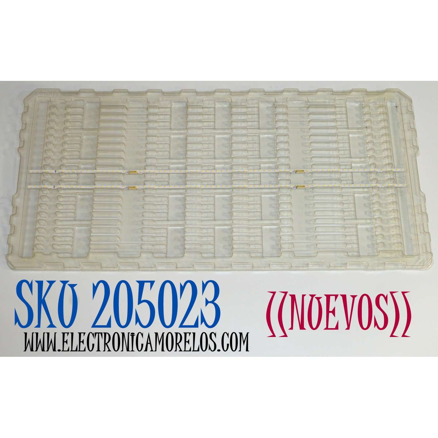 KIT DE LEDS ORIGINAL NUEVOS PARA TV SAMSUNG 2 PIEZAS / NUMERO DE PARTE BN96-52590A / LM41-01051B / L1_Q60A_F0 DFM_S72(2) R1.0_UA5_100 LM41-01051B / MODELO QN60Q6DAAFXZA / HG60Q60AANFXZA / QN60Q60AAFXZA / QN60Q60AAFXZA UA01