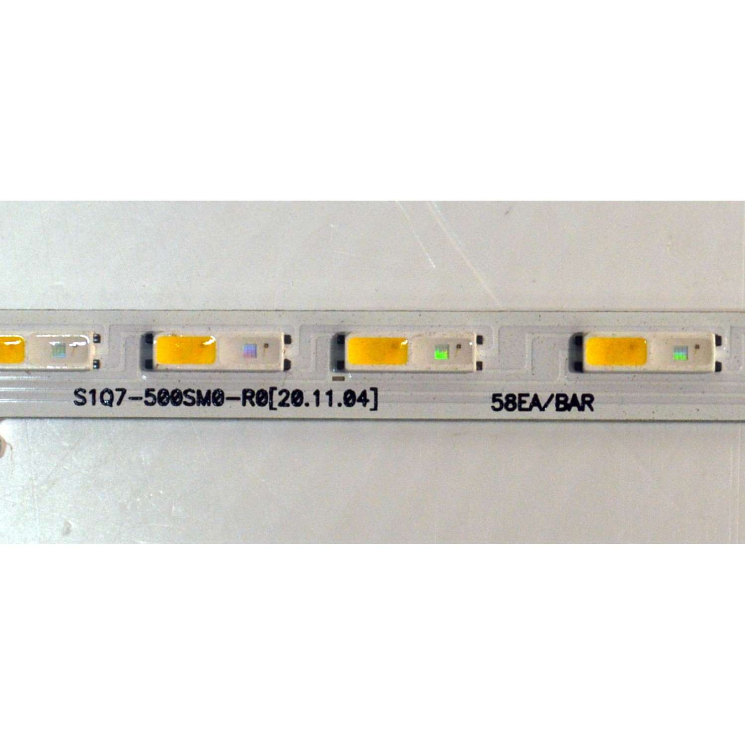 KIT DE LEDS ORIGINAL NUEVOS PARA TV SAMSUNG 2 PIEZAS / NUMERO DE PARTE S1Q7-500SM0-R0 / 58EA/BAR  / GS-ALZ / MODELO QN50Q60AAF / QE50Q60AAU - Imagen 3