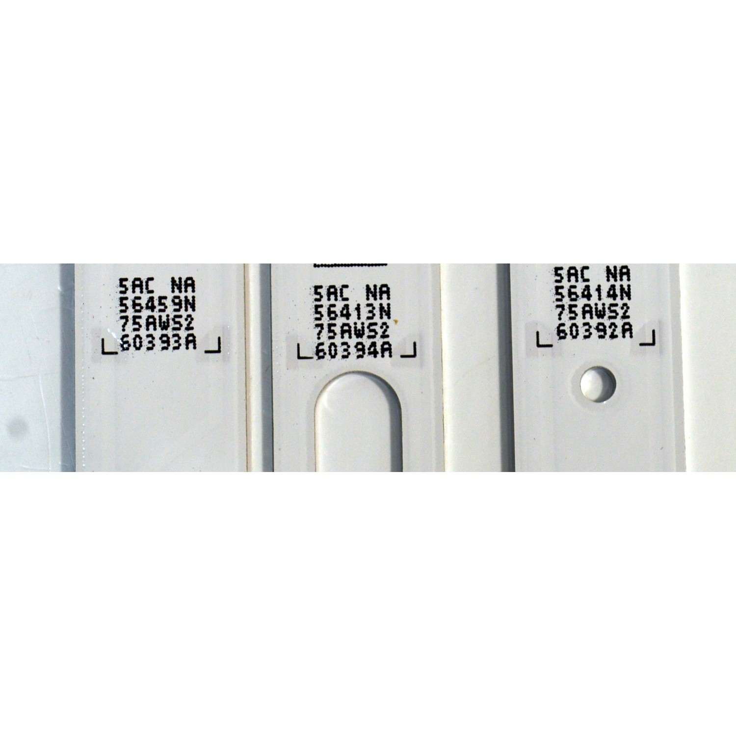 KIT DE LEDS ORIGINAL PARA TV SAMSUNG 12 PIEZAS / NUMERO DE PARTE BN96-60392A / BN96-60393A / BN96-60394A / JL.D750H1330-408AM-M_V09 7.0 / JL.D750H1330-408AR-M_V09 7.0 / PANEL CY-TF075HGSV1H / DISPLAY JR745R3HC5K / MODELO QN75Q7FBAFXZA - Imagen 2
