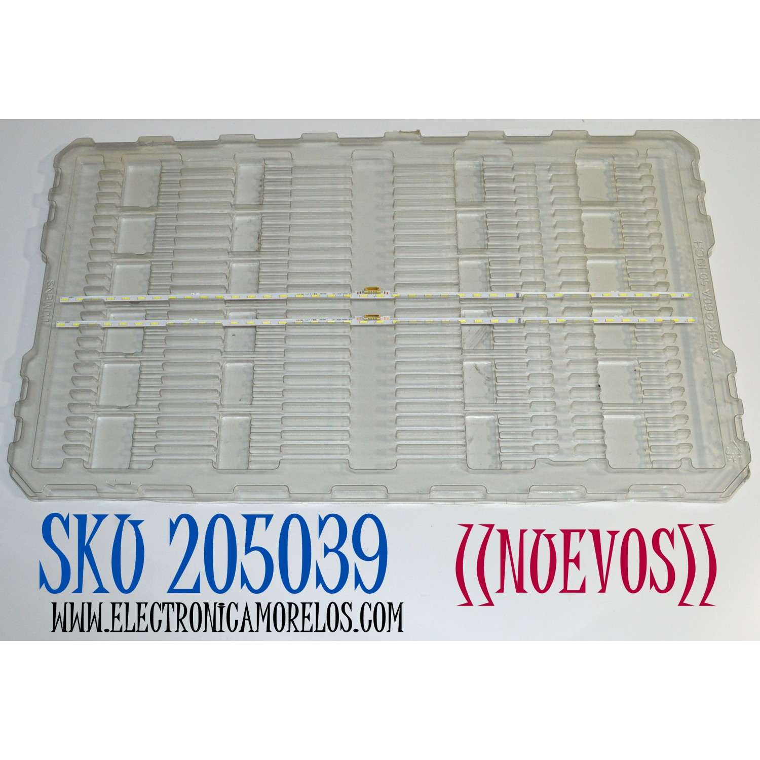 KIT DE LEDS ORIGINAL NUEVOS PARA TV SAMSUNG 2 PIEZAS / NUMERO DE PARTE S1A8-500SM0-R0 / 40EA/BAR / MODELO UN50AU8000FXZA / HG50AU800NFXZA / UE50AU7025K / UE50AU9000 / UE50AU7170 / UE50AU8000 / UE50AU9075U / UE50AU8005K / UA50AU8000 / UA50AU9000