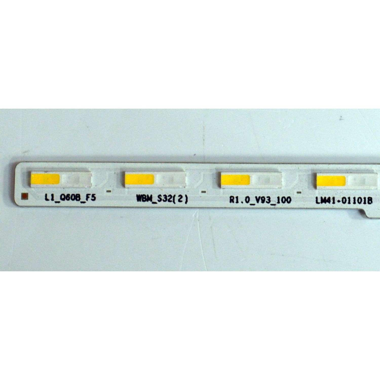 KIT DE LEDS ORIGINAL NUEVOS PARA TV SAMSUNG 2 PIEZAS / NUMERO DE PARTE LM41-01101B / L1_Q60B_F5 WBM_S32(2) R1.0_V93_100 LM41-01101B / MODELO QE65Q67BAU / QN65Q60B - Imagen 2
