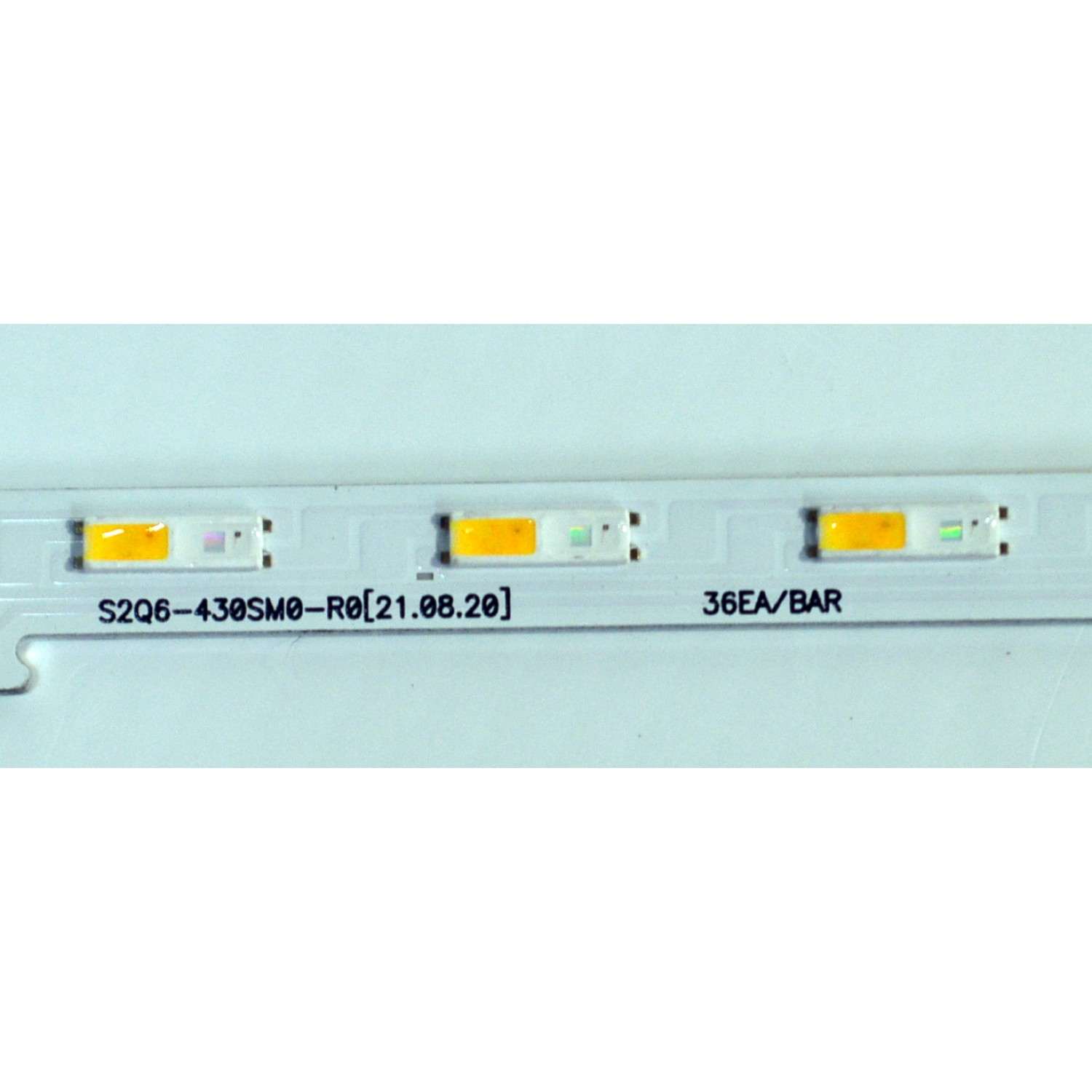 KIT DE LEDS ORIGINAL PARA TV SAMSUNG 2 PIEZAS / NUMERO DE PARTE S2Q6-430SM0-R0 / PANEL CY-QD043HHAV1H / DISPLAY T430QVN03.U / BN96-54612C / MODELO QN43LS03DDFXZA / QN43LS03DDFXZA AA01 - Imagen 2