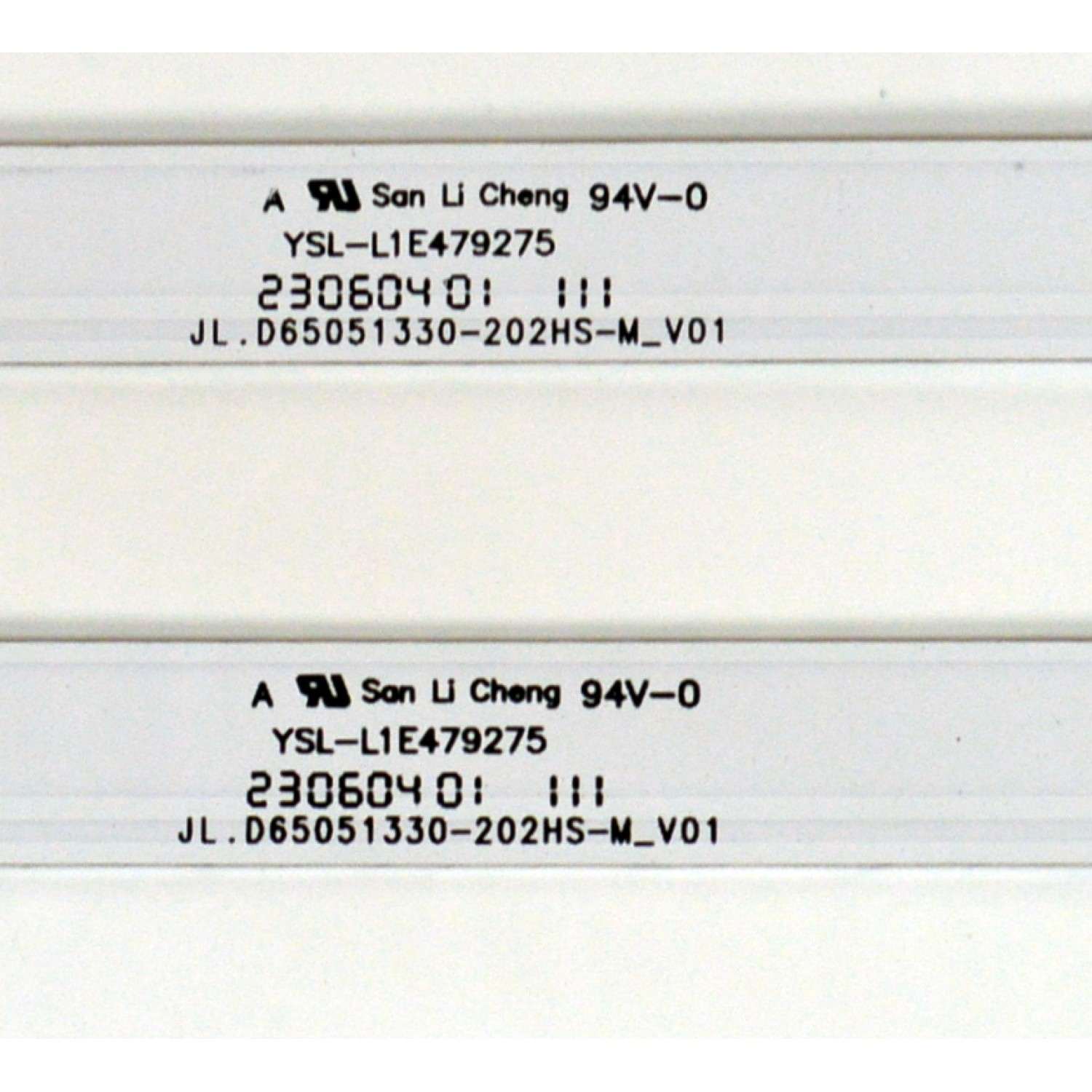 KIT DE LEDS ORIGINAL PARA TV VIZIO 8 PIEZAS / NUMERO DE PARTE JL.D65051330-202HS-M / JL.D65051330-202HS-M_V01 / F8QNB0000460AUXLB00G / PANEL V650DJ4-D03 REV.C2 / DISPLAY JR645R3HA1L / MODELO V655-J09 / V655-J09 LINIG2TY - Imagen 3