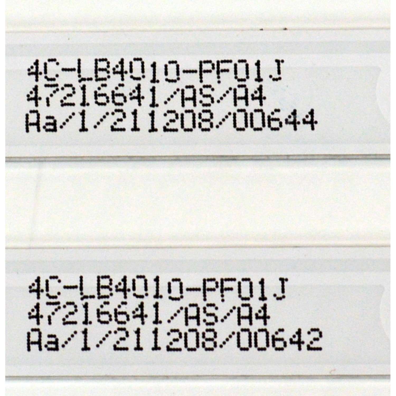 KIT DE LEDS ORIGINAL PARA TV TCL 2 PIEZAS / NUMERO DE PARTE 01-40F8-D10-200613V1 / 4C-LB4010-PF01J / 47216641/AS/A4 / MODELO 40S331 / 40S351 - Imagen 3